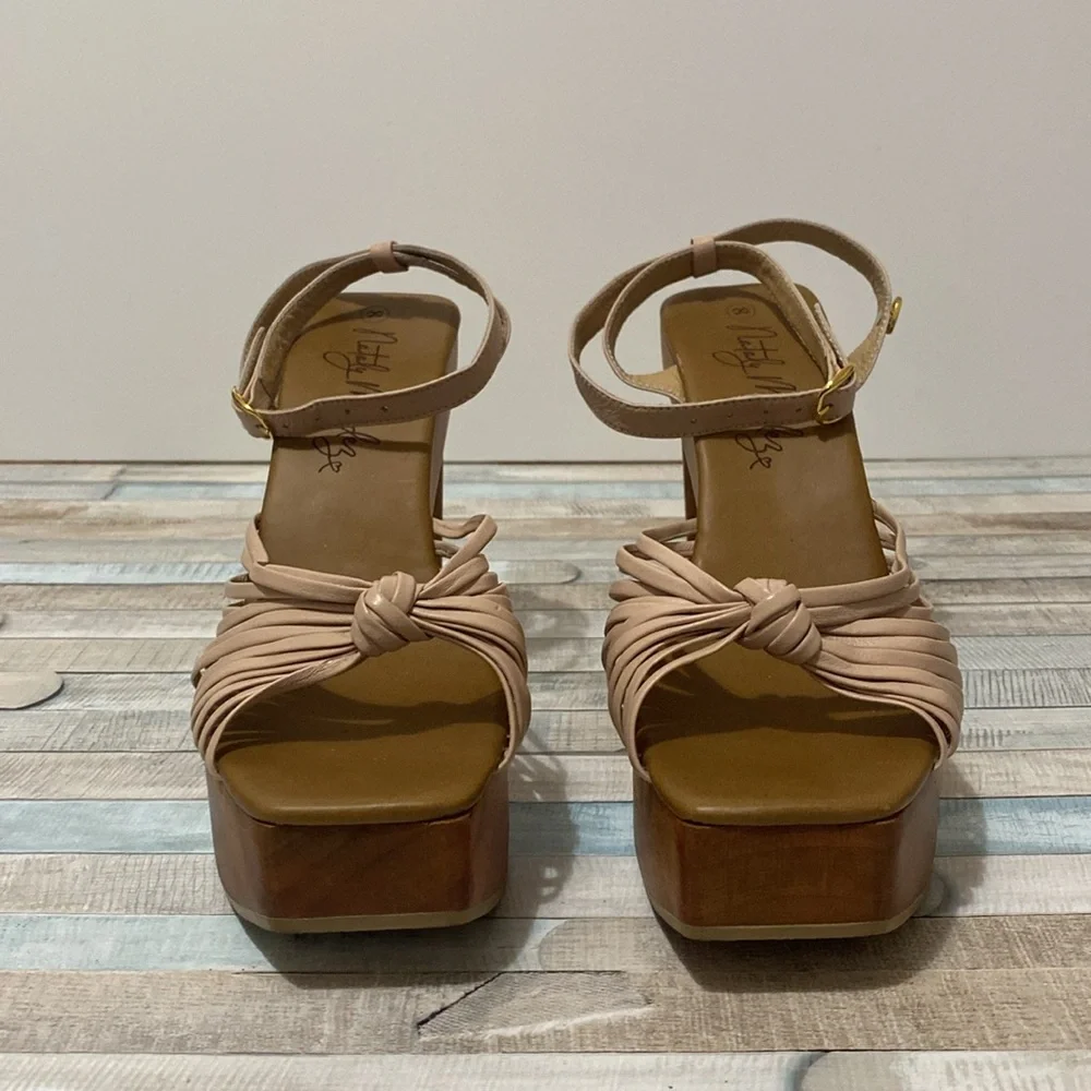 Nataly Mendez Wooden Block Heel Sandals - Picture 5 of 16